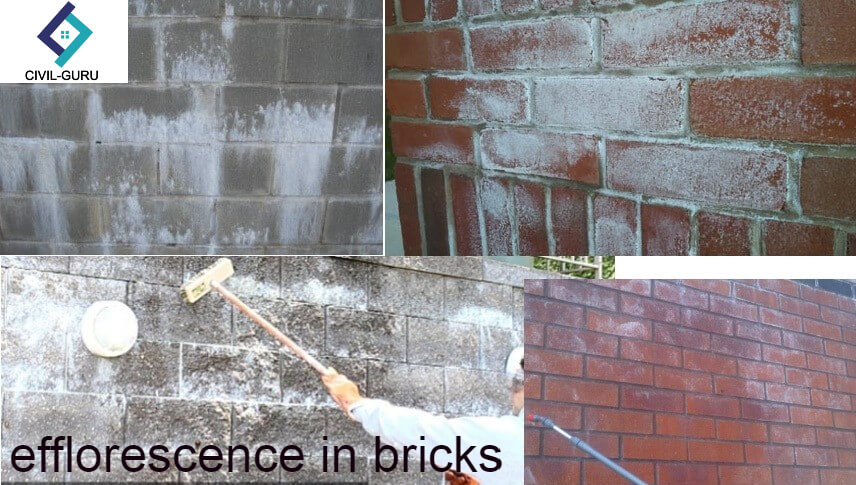efflorescence in bricks