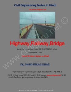 Highway Engineering Notes pdf