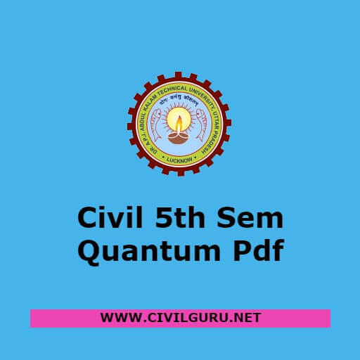 Civil 5th Sem Quantum Pdf