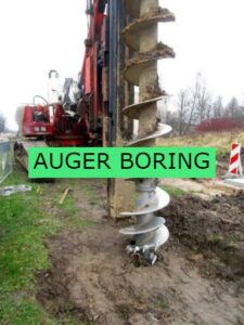 Auger Boring