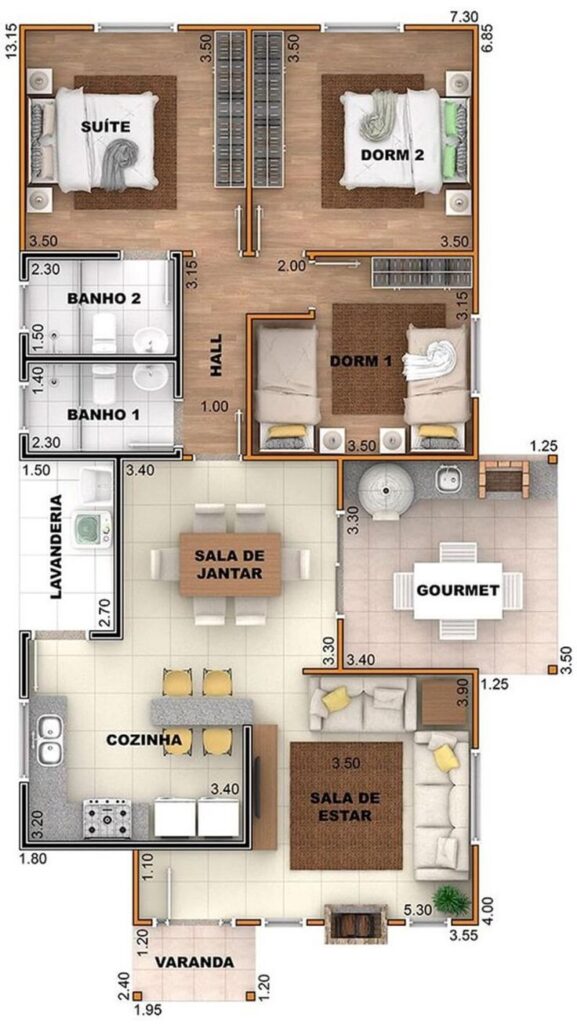 Layout Plan For House |2D Drawing |New Layout Plan