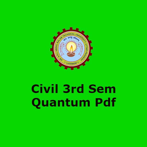 Civil Engineering 3rd Sem Quantum Pdf