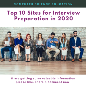 Top 10 Website For Interview Preparation