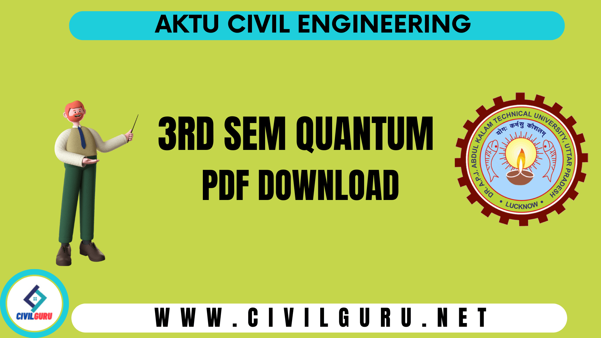 Civil Engineering 3rd sem quantum pdf