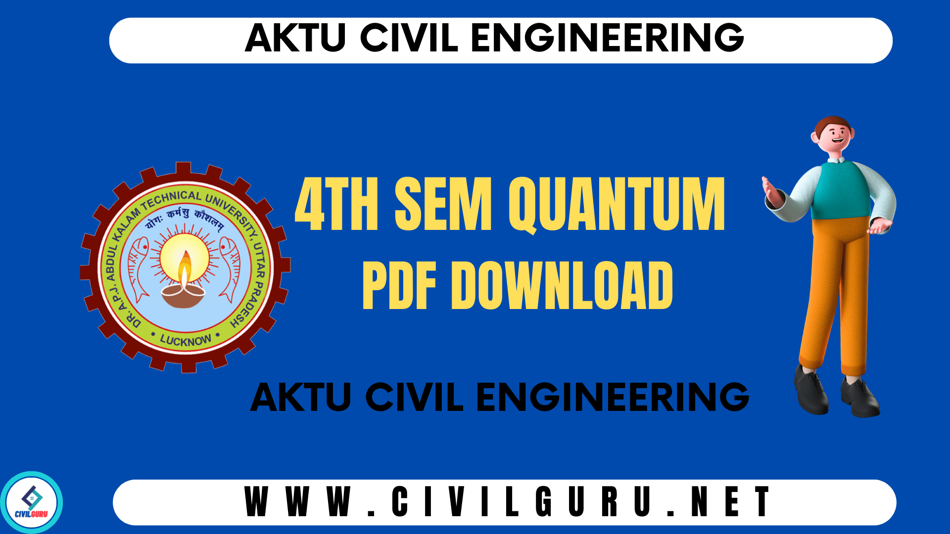 Civil Engineering 4th sem quantum pdf